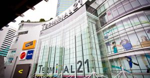 ターミナル21,アソーク,タイ,バンコク,ショッピングモール,行き方,タクシー,BTS,地図,タイ語,住所