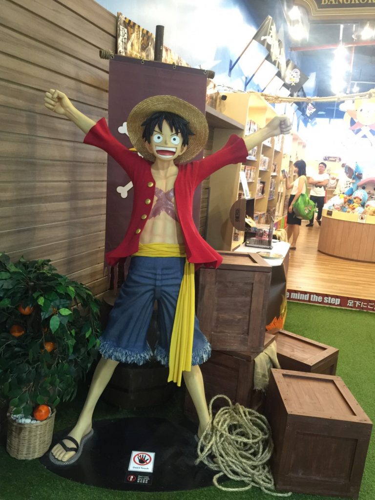 ONE PIECE Mugiwara store bangkok店内の様子