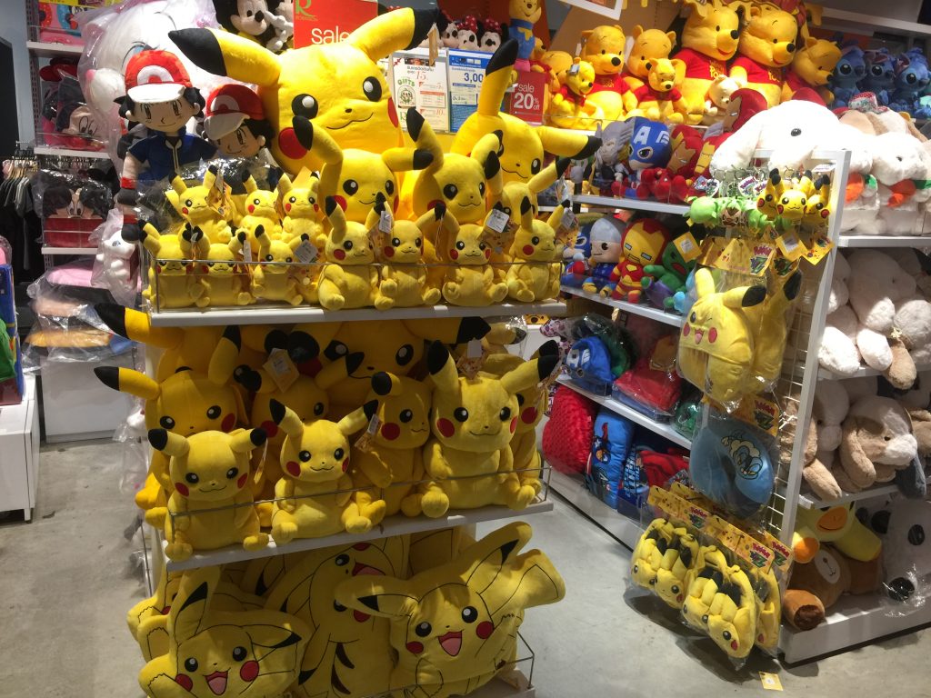 タイ人,親日,好き,日本,キャラクターグッズ,キャラクター,アニメ,ゆるキャラ,まとめ,ハローキティ,,キティちゃん,ドラえもん,リラックマ,Rilakkuma,くまモン,ポケモン,ピカチュウ,ワンピース,ONE PIECE