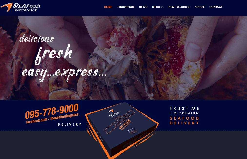 シーフードエクスプレス,Seafood Express,The Seafood Express Delivery,タイ,バンコク,出前,デリバリー,宅配,シーフード,タイ料理,プーパッポンカリー,エビ,カニ,貝,カオパッド,焼き飯,おいしい,おすすめ,facebbok,Line,インターネット,オンライン