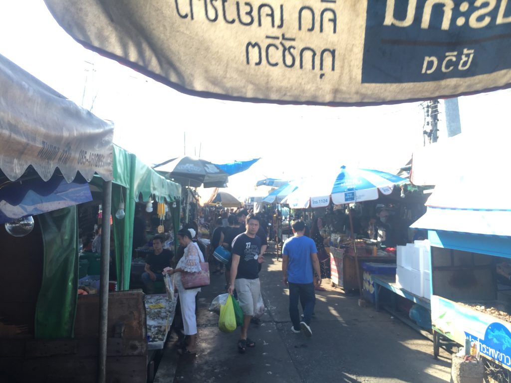 タイ,旅行,穴場,観光,水上マーケット,アンシラ,チョンブリ,シラチャ,海,市場,ローカル