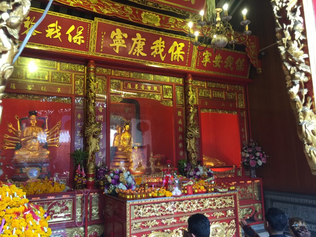 タイ,バンコク,パワースポット,お寺,寺院,宗教施設,ヤワラート,中華街,ワット・マンコン・カマラワート,龍蓮寺,行き方,説明,タイ語,住所,フアランポーン,Wat Mangkon Kamalawat,วัดมังกรกมลาวาส
