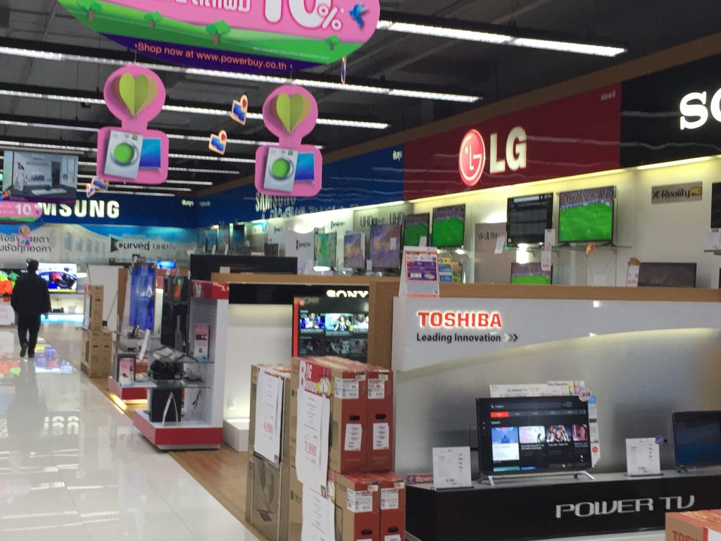 タイ,バンコク,加湿器,加湿,加湿空気清浄機,シャープ,プラズマクラスター,Power buy,パワーバイ,家電量販店,SHARP AIR PURIFIER KCD40TAB,価格,2017年,乾季,気候,季節,対策