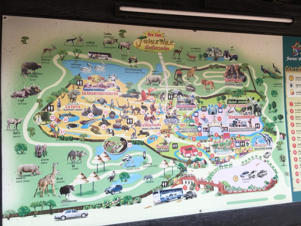 Marine Park,マリンパーク,サファリワールド,キリン,ゾウ,ホワイトタイガー,タイ,バンコク,動物園,日帰り,旅行,ツアー,家族連れ,子供連れ,観光,スポット,おすすめ,楽しい