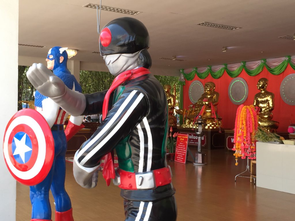 Wat Saman Rattanaram,ワット・サマン・ラタナラム,ワットサマン,ピンクガネーシャ,神様,パワースポット,関聖帝君,観音菩薩,ブラフマー,ゴールデンロック