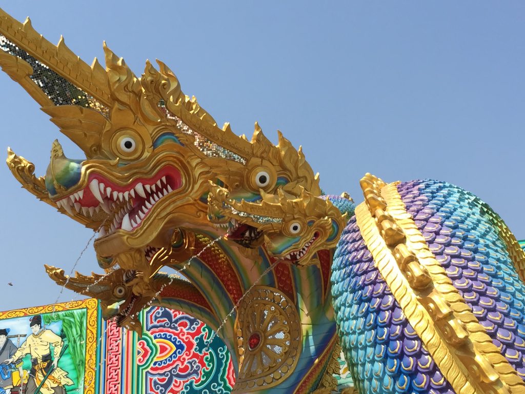 Wat Saman Rattanaram,ワット・サマン・ラタナラム,ワットサマン,ピンクガネーシャ,神様,パワースポット,関聖帝君,観音菩薩,ブラフマー,ゴールデンロック