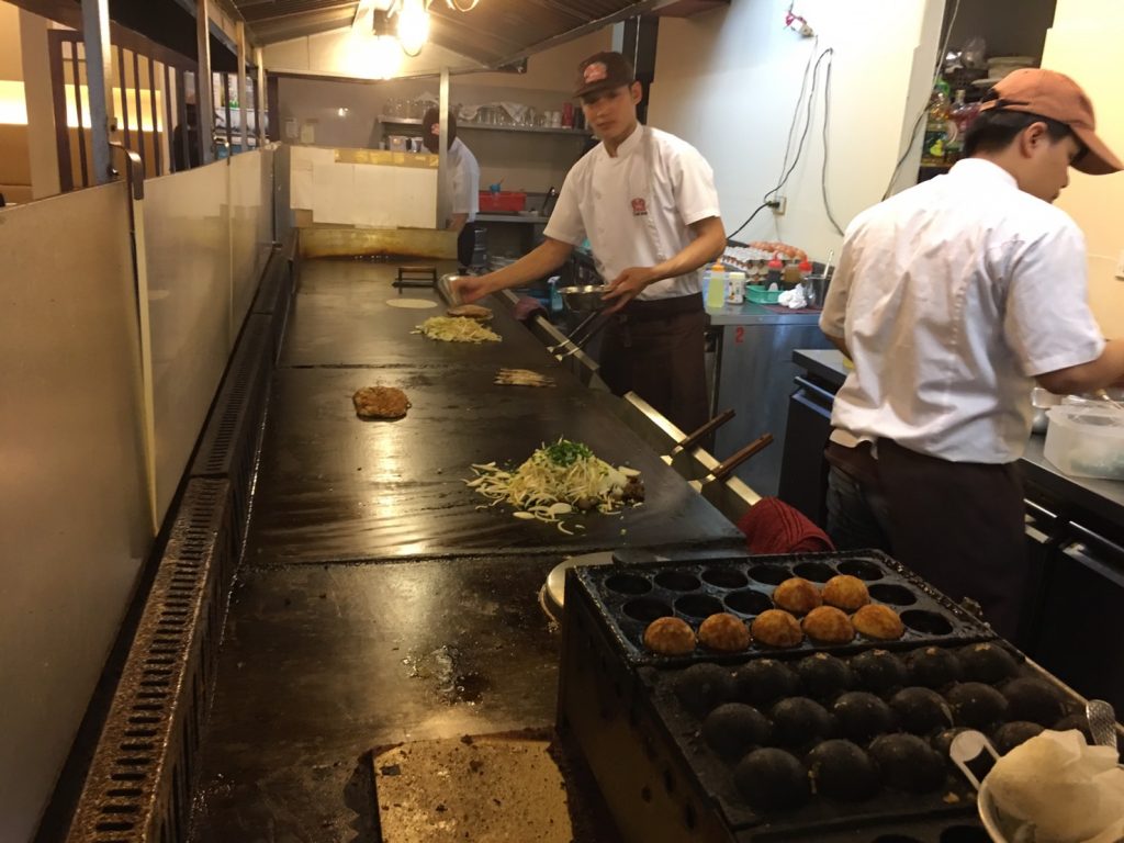 Nanpuu,日本街モール,タイ,バンコク,プロンポン,お好み焼き,たこ焼き,焼きそば,喃風,なんぷう,スクンビットソイ26