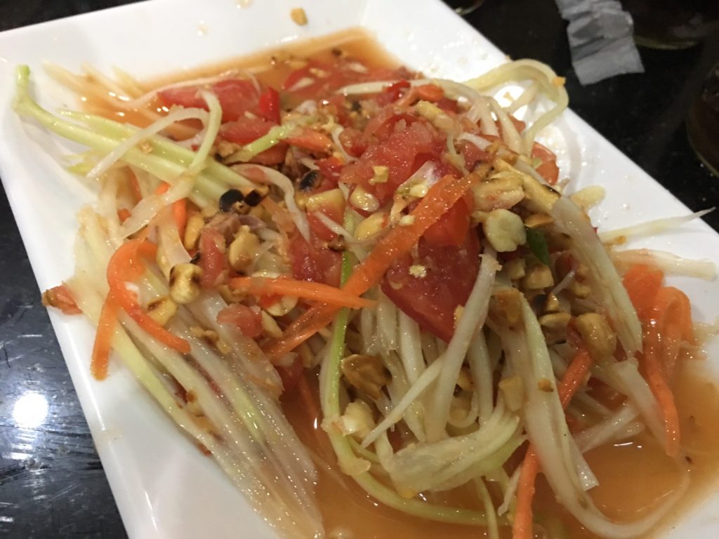 タイ料理,イサーン料理,ラムドゥアン,Lamduan Grilled Beef,ลำดวนเนื้อย่าง,オンヌット通り,焼肉