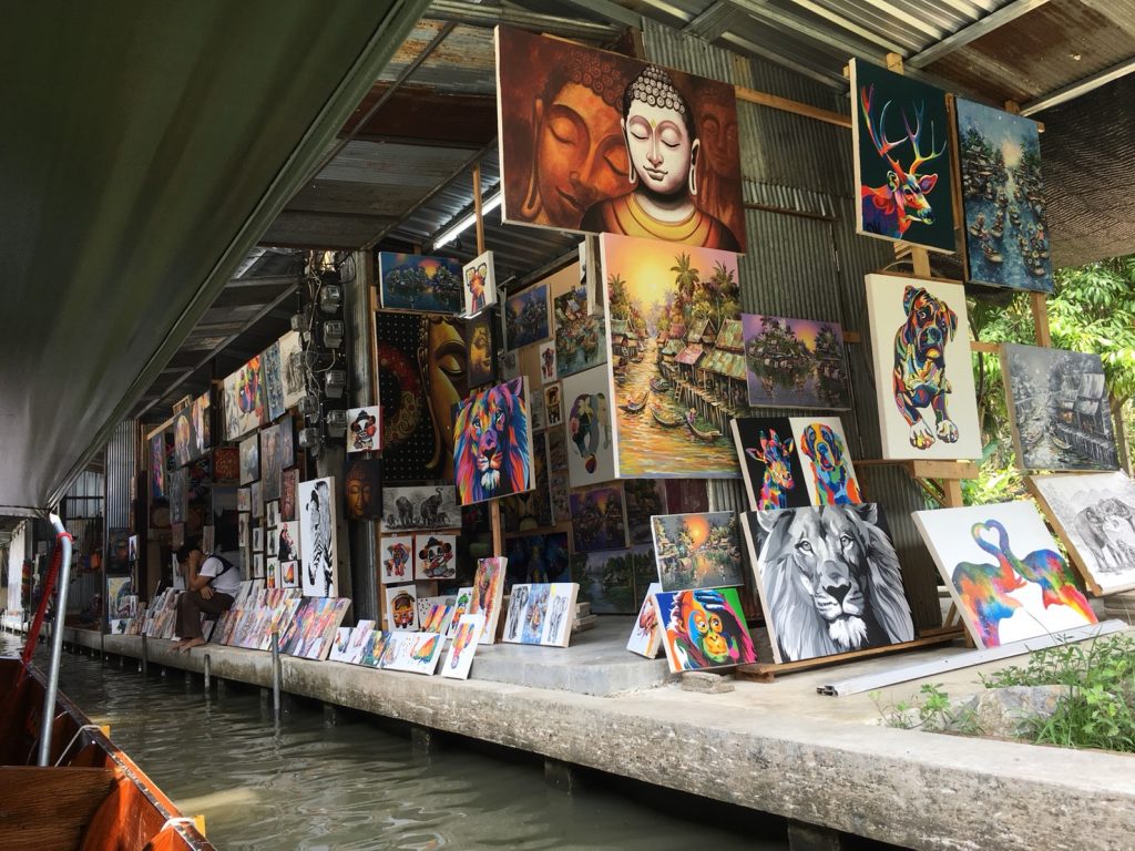 タイ,バンコク,観光,おすすめ,水上マーケット,ダムヌンサドゥアック水上マーケット,Damnoen Saduak Floating Market,ตลาดน้ำดำเนินสะดวก,行き方,説明,住所,地図