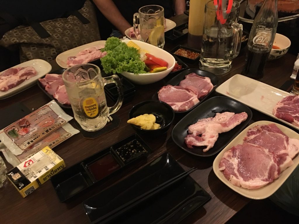 タイ,バンコク,アソーク,スクンビットソイ21,なぎ屋,Nagiya,BBQ,焼肉,食べ放題,説明,行き方,住所
