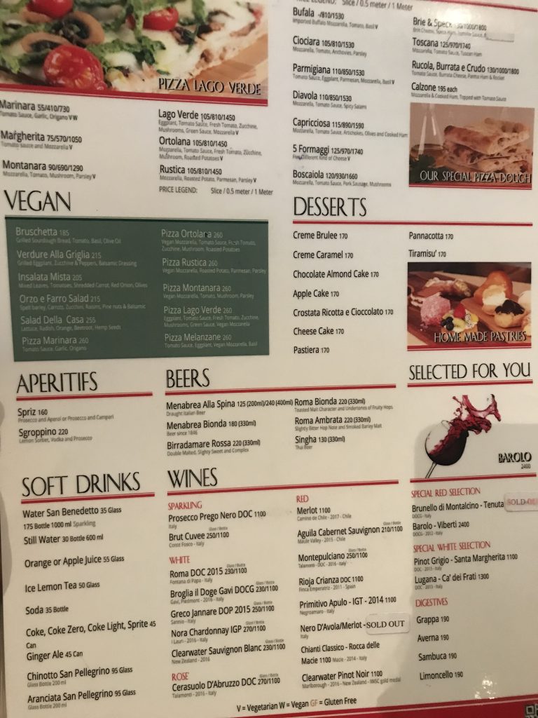 Pizza Pala Romana　アソークのピザ