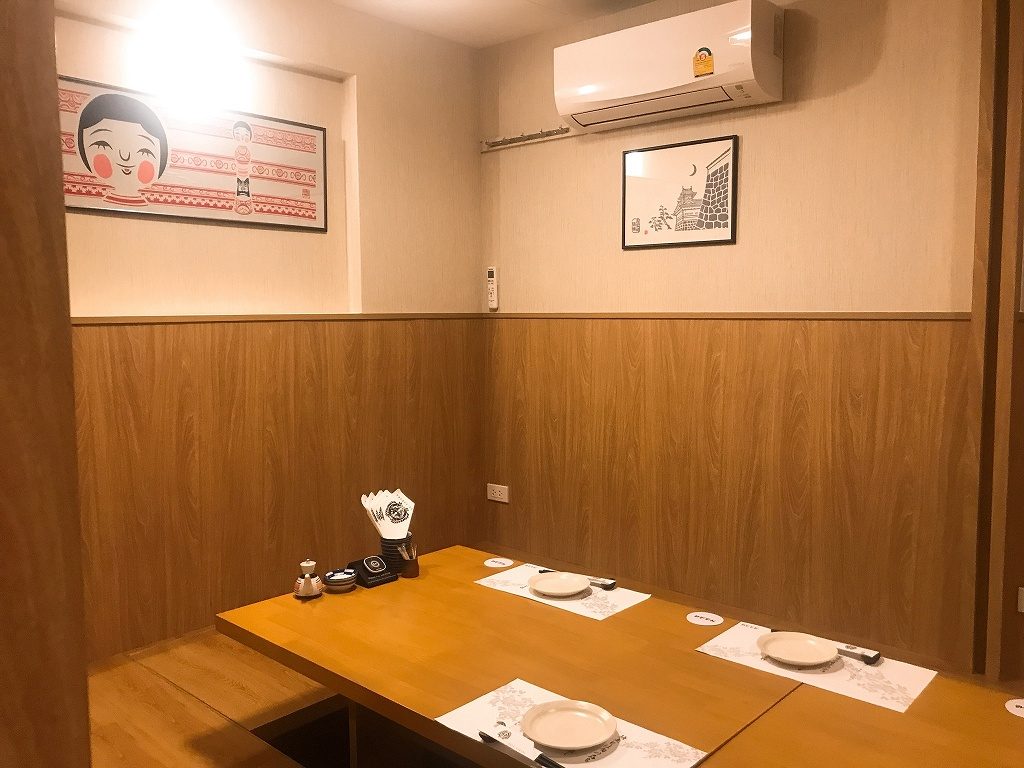 バンコク・アソークの居酒屋 伊達酒場の店内の様子(2階)