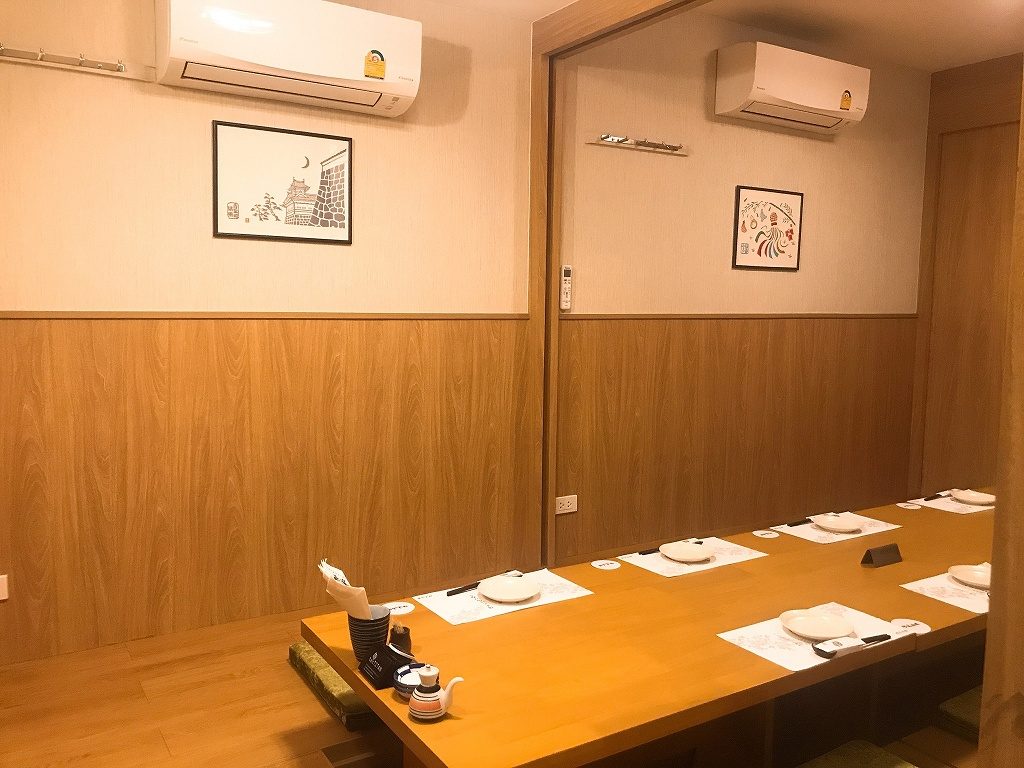 バンコク・アソークの居酒屋 伊達酒場の店内の様子(2階)
