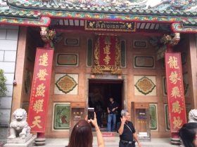 タイ,バンコク,パワースポット,お寺,寺院,宗教施設,ヤワラート,中華街,ワット・マンコン・カマラワート,龍蓮寺,行き方,説明,タイ語,住所,フアランポーン,Wat Mangkon Kamalawat,วัดมังกรกมลาวาส