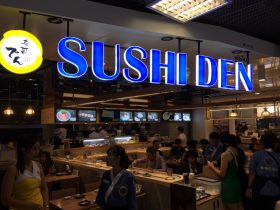 スワンナプーム空港,回転ずし,寿司,でん,グルメ,日本料理,和食,Sushi Den,Suvarnabhumi Airport