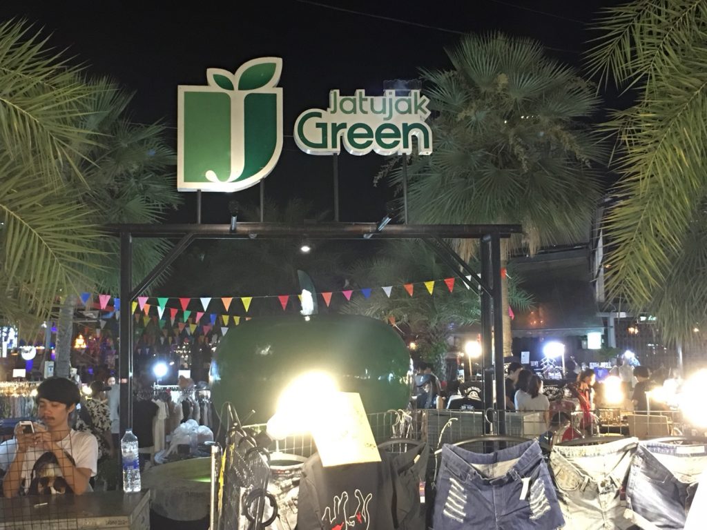 JJ Green,JJグリーン,タイ,バンコク,観光,スポット,市場,ナイトマーケット,モーチット駅,チャトゥチャックパーク駅,BTS,MRT,行き方,説明,地図