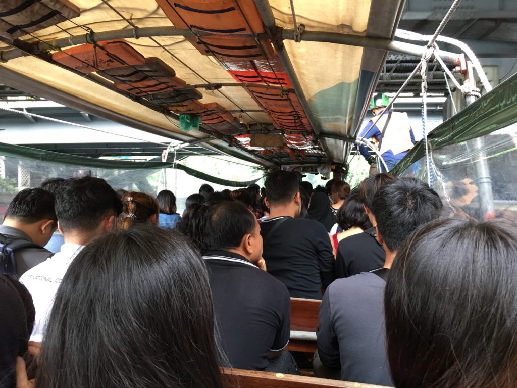 タイ,バンコク,船,センセープ運河,Klong Saen Saep Express Boat,渡し船,路線図,運航地図